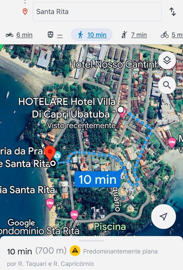 Apartamento Com Acesso A Pe A Santa Rita - Enseada - Ubatuba Eksteriør billede