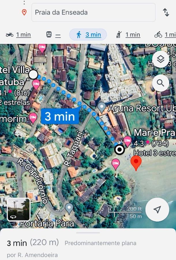 Apartamento Com Acesso A Pe A Santa Rita - Enseada - Ubatuba Eksteriør billede